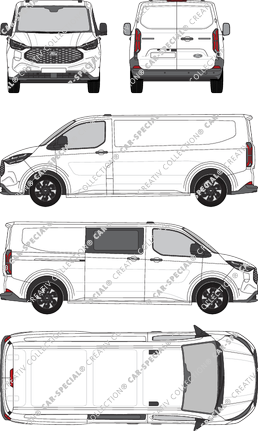 Ford E-Transit Custom, actueel (sinds 2024) (Ford_1030)