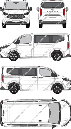Ford E-Transit Custom, actueel (sinds 2024) (Ford_1036)
