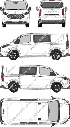 Ford E-Transit Custom, actueel (sinds 2024) (Ford_1037)