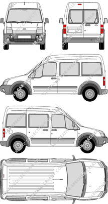 Ford Tourneo Connect furgone, 2002–2006 (Ford_107)
