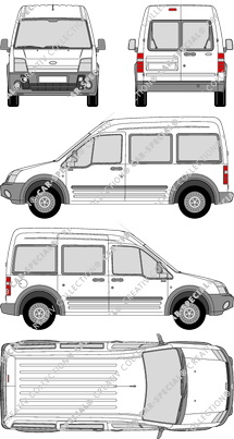 Ford Tourneo Connect furgón, 2002–2006 (Ford_107)