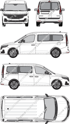 Ford Grand Transit Connect furgone a tetto alto, attuale (a partire da 2024) (Ford_1080)