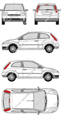 Ford Fiesta Kombilimousine, 2002–2005 (Ford_112)