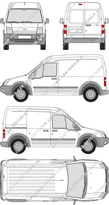 Ford Transit Connect van/transporter, 2002–2006 (Ford_115)