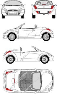 Ford Streetka Roadster, 2003–2005 (Ford_119)