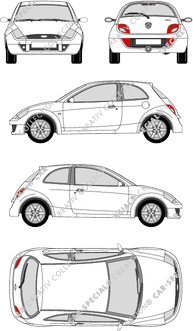 Ford Ka, Kombilimousine, 3 Doors (2003)