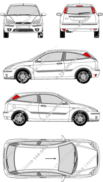 Ford Focus berlina, 2003–2004 (Ford_124)