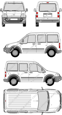 Ford Transit Connect furgón, 2002–2006 (Ford_129)