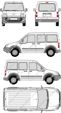 Ford Tourneo Connect furgón, 2002–2006 (Ford_132)