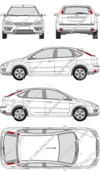 Ford Focus, Limousine, 5 Doors (2005)