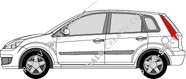 Ford Fiesta Hayon, 2005–2008