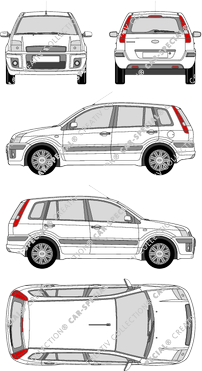 Ford Fusion combi, 2005–2012 (Ford_140)