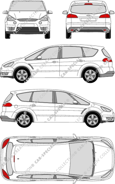 Ford S-Max, Station wagon, 5 Doors (2006)