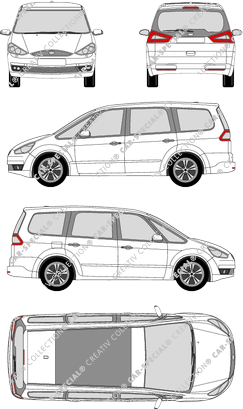 Ford Galaxy station wagon, 2006–2010 (Ford_143)