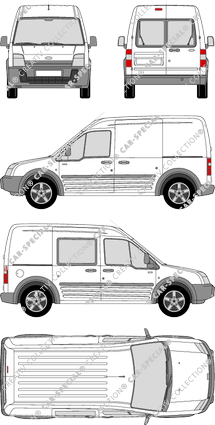 Ford Transit Connect Kastenwagen, 2006–2009 (Ford_148)