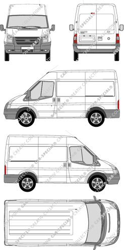 Ford Transit fourgon, 2006–2014 (Ford_151)