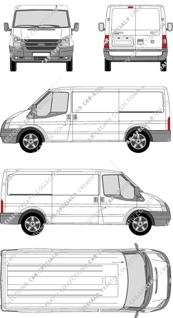 Ford Transit van/transporter, 2006–2014 (Ford_152)