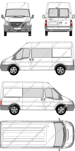 Ford Transit fourgon, 2006–2014 (Ford_160)