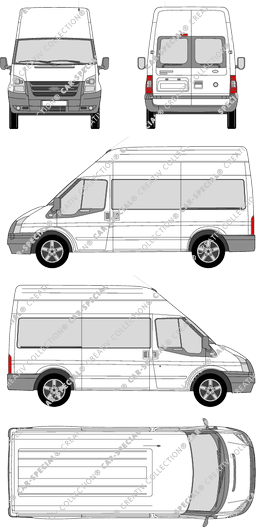 Ford Transit camionnette, 2006–2014 (Ford_163)