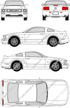 Ford Mustang Coupé, 2006–2009 (Ford_166)