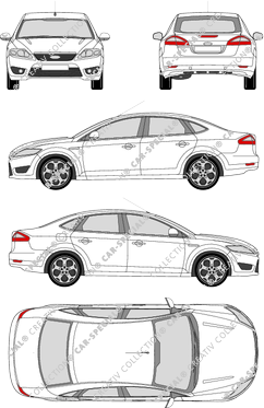 Ford Mondeo Limousine, 2007–2015 (Ford_177)