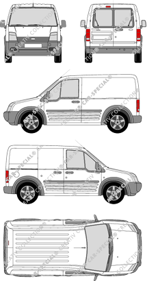 Ford Transit Connect Kastenwagen, 2006–2009 (Ford_183)