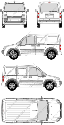 Ford Tourneo Connect fourgon, 2006–2009 (Ford_191)