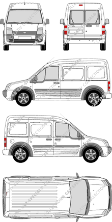 Ford Tourneo Connect Kastenwagen, 2006–2009 (Ford_192)