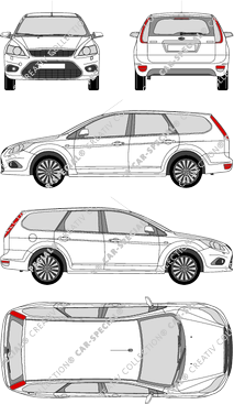 Ford Focus Turnier combi, 2008–2011 (Ford_204)