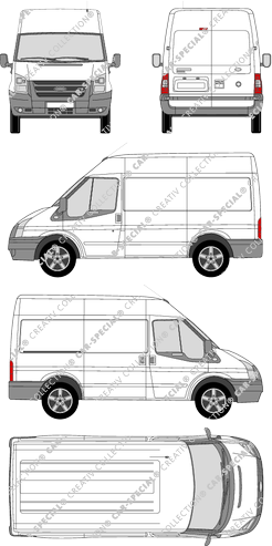 Ford Transit fourgon, 2006–2014 (Ford_209)