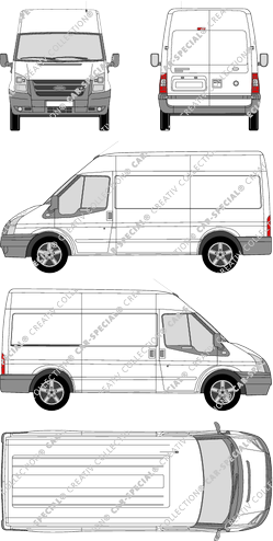 Ford Transit Kastenwagen, 2006–2014 (Ford_211)