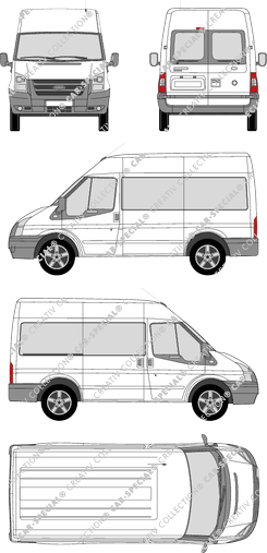 Ford Transit camionnette, 2006–2014 (Ford_217)