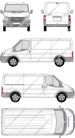 Ford Transit furgón, 2006–2014 (Ford_223)