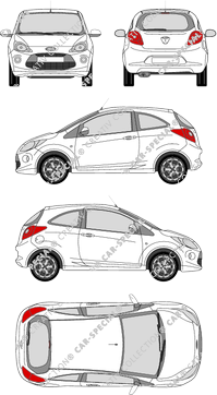 Ford Ka Kombilimousine, 2009–2016 (Ford_233)