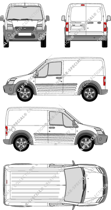 Ford Transit Connect van/transporter, 2009–2013 (Ford_236)