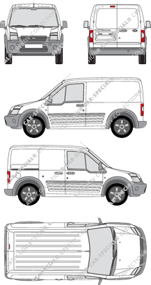 Ford Transit Connect van/transporter, 2009–2013 (Ford_237)