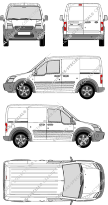 Ford Transit Connect van/transporter, 2009–2013 (Ford_238)