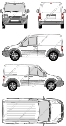 Ford Transit Connect Kastenwagen, 2009–2013 (Ford_240)