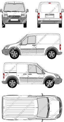 Ford Transit Connect van/transporter, 2009–2013 (Ford_240)