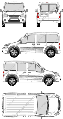 Ford Tourneo Connect Hochdachkombi, 2009–2013 (Ford_251)