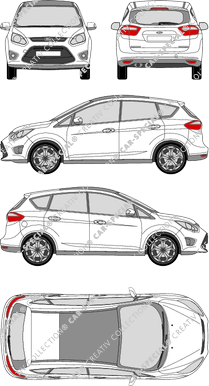 Ford C-Max Station wagon, 2011–2015 (Ford_260)