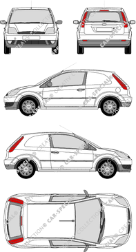 Ford Fiesta Kombilimousine, 2002–2007 (Ford_262)