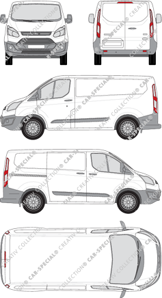 Ford Transit Custom fourgon, 2012–2018 (Ford_270)