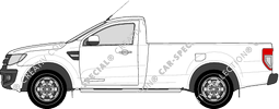 Ford Ranger Pick-up, 2012–2016