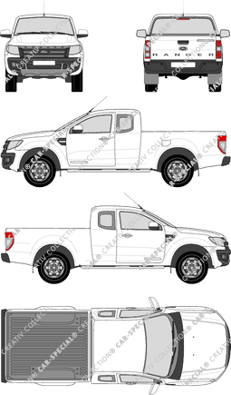 Ford Ranger, 2012–2016 (Ford_312)