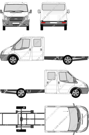 Ford Transit Chasis para superestructuras, 2006–2014 (Ford_317)