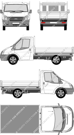 Ford Transit, pont, kurzer Radstand, cabine Solo (2006)