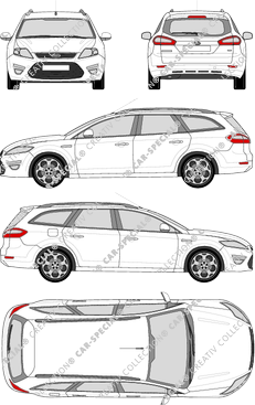 Ford Mondeo Turnier Kombi, 2011–2014 (Ford_330)