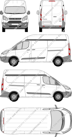 Ford Transit Custom, 2012–2018 (Ford_338)