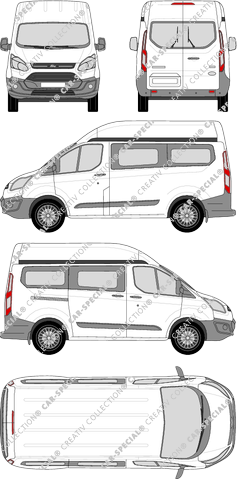 Ford Transit Custom, 2012–2018 (Ford_341)